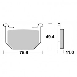 ΤΑΚΑΚΙΑ BRK-646 SM1 (FA051-P010) BRAKING ΙΤΑΛΙΑΣ-