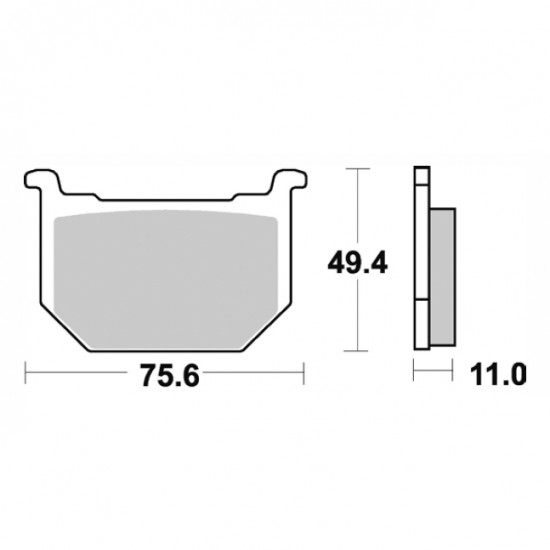 ΤΑΚΑΚΙΑ BRK-646 SM1 (FA051-P010) BRAKING ΙΤΑΛΙΑΣ-