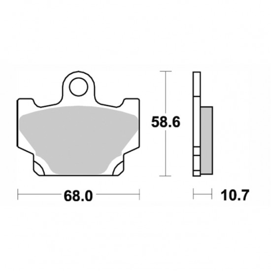ΤΑΚΑΚΙΑ BRK-658 SM1 (FA081-P021) BRAKING ΙΤΑΛΙΑΣ-
