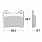 ΤΑΚΑΚΙΑ BRK-661 SM1 (FA088-P028) BRAKING ΙΤΑΛΙΑΣ-