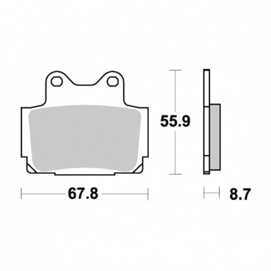 ΤΑΚΑΚΙΑ BRK-679 SM1 (FA104-P033) BRAKING ΙΤΑΛΙΑΣ-