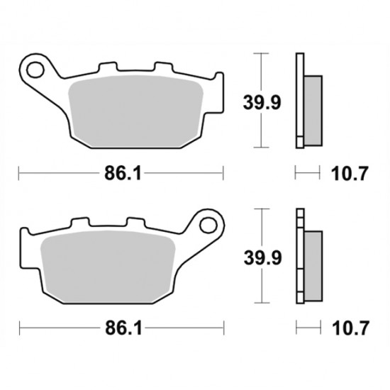 ΤΑΚΑΚΙΑ BRK-711 SM1 (FA140-P061) BRAKING ΙΤΑΛΙΑΣ-