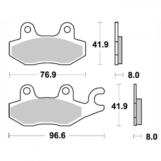 ΤΑΚΑΚΙΑ BRK-725 SM1 (FA165-FA197-FA215-P055-P207) BRAKING ΙΤΑΛΙΑΣ-