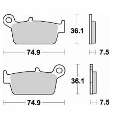 ΤΑΚΑΚΙΑ BRK-755 SM1 (FA131/2-P131-P045-P185) BRAKING ΙΤΑΛΙΑΣ-