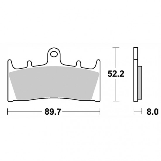 ΤΑΚΑΚΙΑ BRK-764 SM1 (FA188-P122) BRAKING ΙΤΑΛΙΑΣ-
