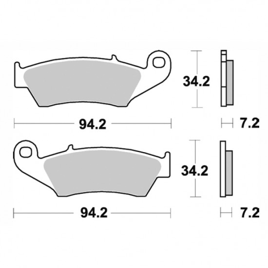 ΤΑΚΑΚΙΑ BRK-772 SM1 (FA185-P126) BRAKING ΙΤΑΛΙΑΣ-