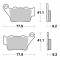 ΤΑΚΑΚΙΑ BRK-773 SM1 (FA208-FA213-P166-P181) BRAKING ΙΤΑΛΙΑΣ-
