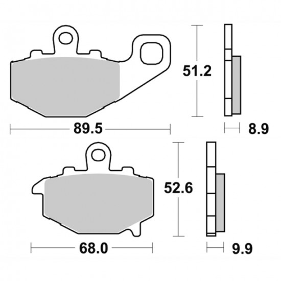 ΤΑΚΑΚΙΑ BRK-775 SM1 (FA192-P124) BRAKING ΙΤΑΛΙΑΣ-