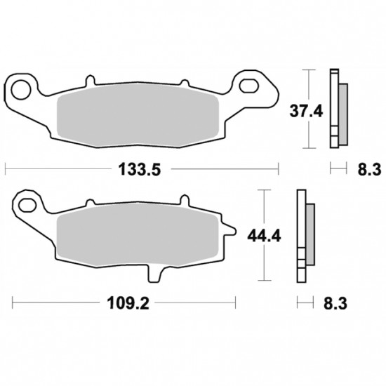 ΤΑΚΑΚΙΑ BRK-782 SM1 (FA229-P193) BRAKING ΙΤΑΛΙΑΣ-