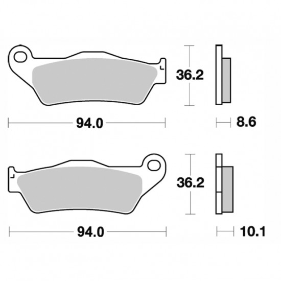 ΤΑΚΑΚΙΑ BRK-794 SM1 (FA363-P323) BRAKING ΙΤΑΛΙΑΣ-