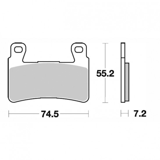 ΤΑΚΑΚΙΑ BRK-827 SM1 (FA265-FA296-P252-P273) BRAKING ΙΤΑΛΙΑΣ-