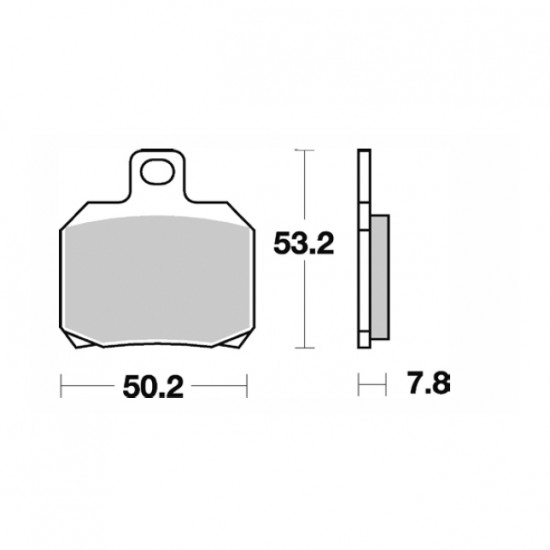 ΤΑΚΑΚΙΑ BRK-828 SM1 (FA266-P253) BRAKING ΙΤΑΛΙΑΣ-