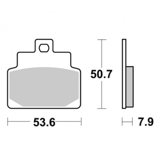 ΤΑΚΑΚΙΑ BRK-842 SM1 (FA301-P280) BRAKING ΙΤΑΛΙΑΣ-