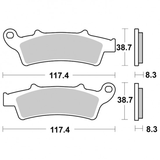 ΤΑΚΑΚΙΑ BRK-853 SM1 (FA324-P289) BRAKING ΙΤΑΛΙΑΣ-