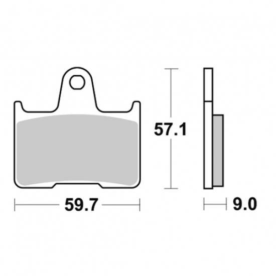 ΤΑΚΑΚΙΑ BRK-875 SM1 (FA254-P231) BRAKING ΙΤΑΛΙΑΣ-