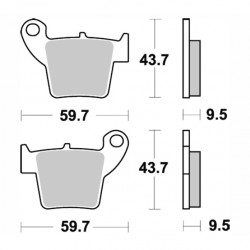 ΤΑΚΑΚΙΑ BRK-886 SM1 (FA346-P306) BRAKING ΙΤΑΛΙΑΣ-
