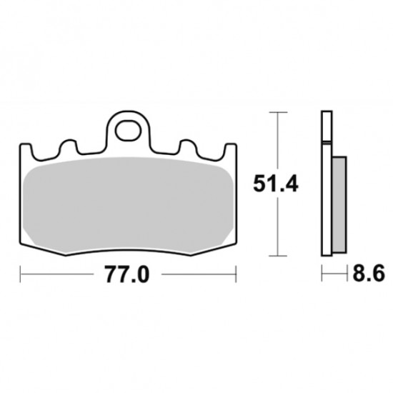 ΤΑΚΑΚΙΑ BRK-892 SM1 (FA335-P299) BRAKING ΙΤΑΛΙΑΣ-
