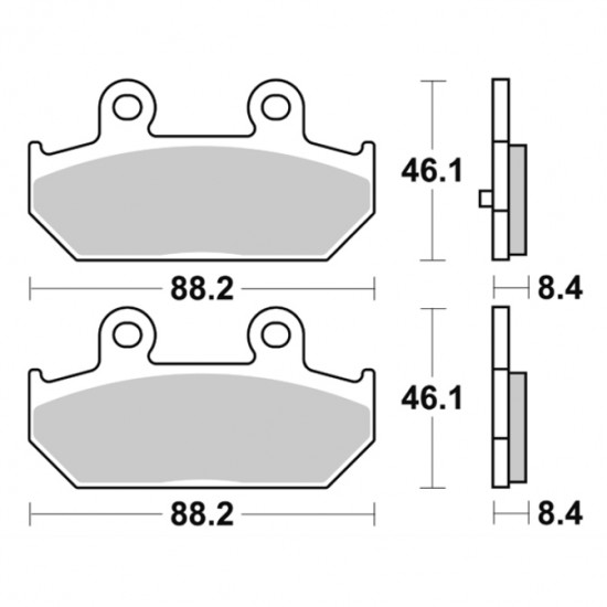 ΤΑΚΑΚΙΑ BRK-896 SM1 (FA412-P356) BRAKING ΙΤΑΛΙΑΣ-