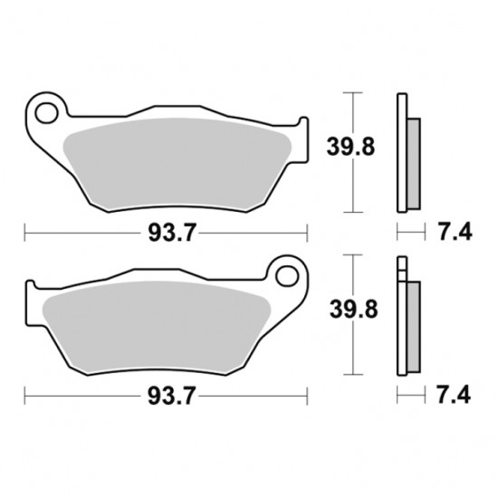 ΤΑΚΑΚΙΑ BRK-926 SM1 (FA430-P375) BRAKING ΙΤΑΛΙΑΣ-