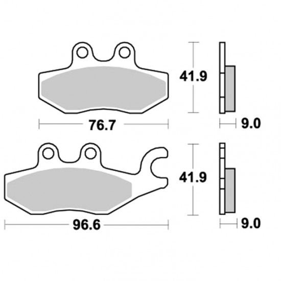 ΤΑΚΑΚΙΑ BRK-953 SM1 (FA418-P363) BRAKING ΙΤΑΛΙΑΣ-