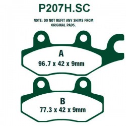 ΤΑΚΑΚΙΑ PREMIER RACING P207HSC ΑΓΓΛΙΑΣ-(FA165-FA197)